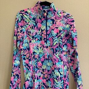 Lily Pulitzer 3/4 Zip Pullover Jacket